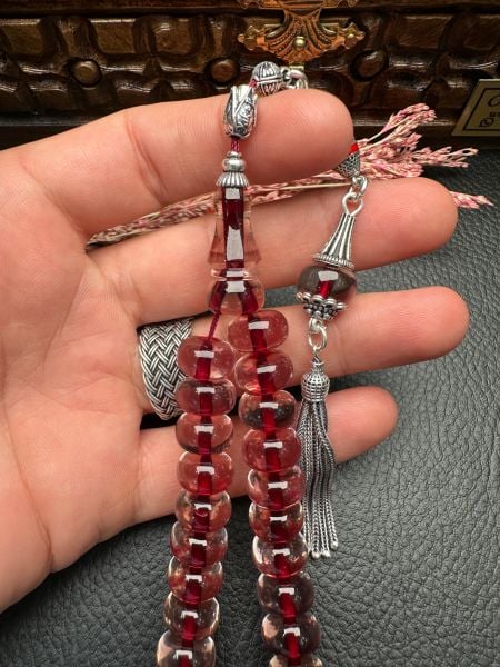 Yakup Kara Usta İşi Ateşi Sıkma Kehribar Tesbih