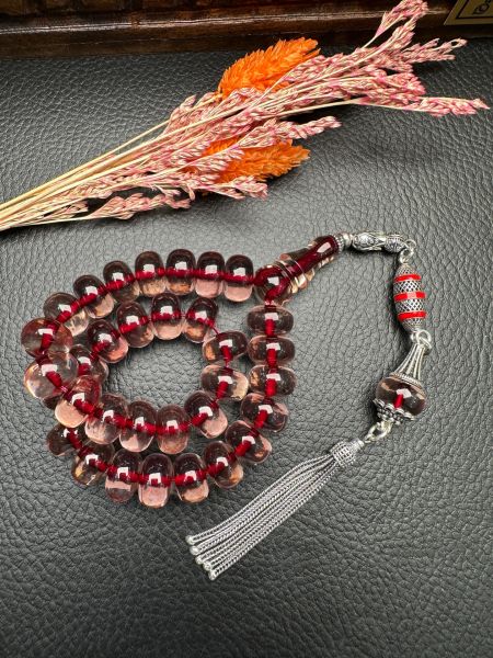 Yakup Kara Usta İşi Ateşi Sıkma Kehribar Tesbih