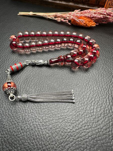 Yakup Kara Usta İşi Ateşi Sıkma Kehribar Tesbih