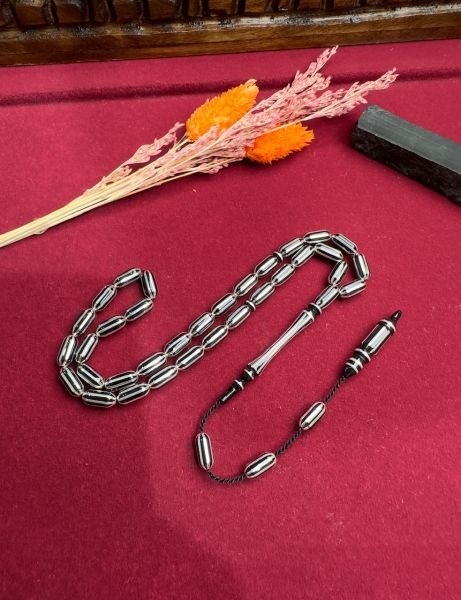 Uçlu Kapsül Model Erzurum Oltu Taşı Tesbih
