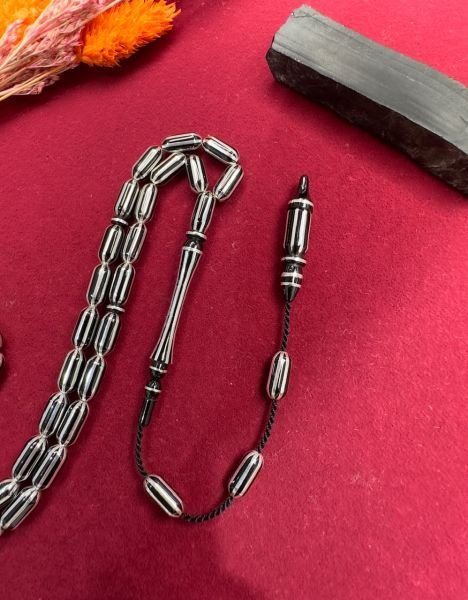 Uçlu Kapsül Model Erzurum Oltu Taşı Tesbih
