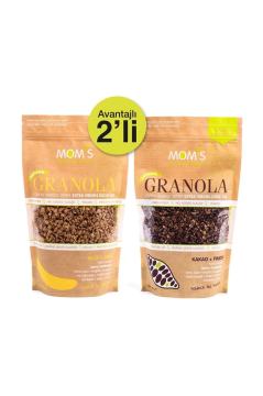 2'li Granola - Muz Ceviz 360G - Kakao Fındık 360G