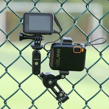 Ulanzi CM010 Aksiyon Kamera ve Cep Telefonu için Futbol Halısaha Tel Montaj Aparatı