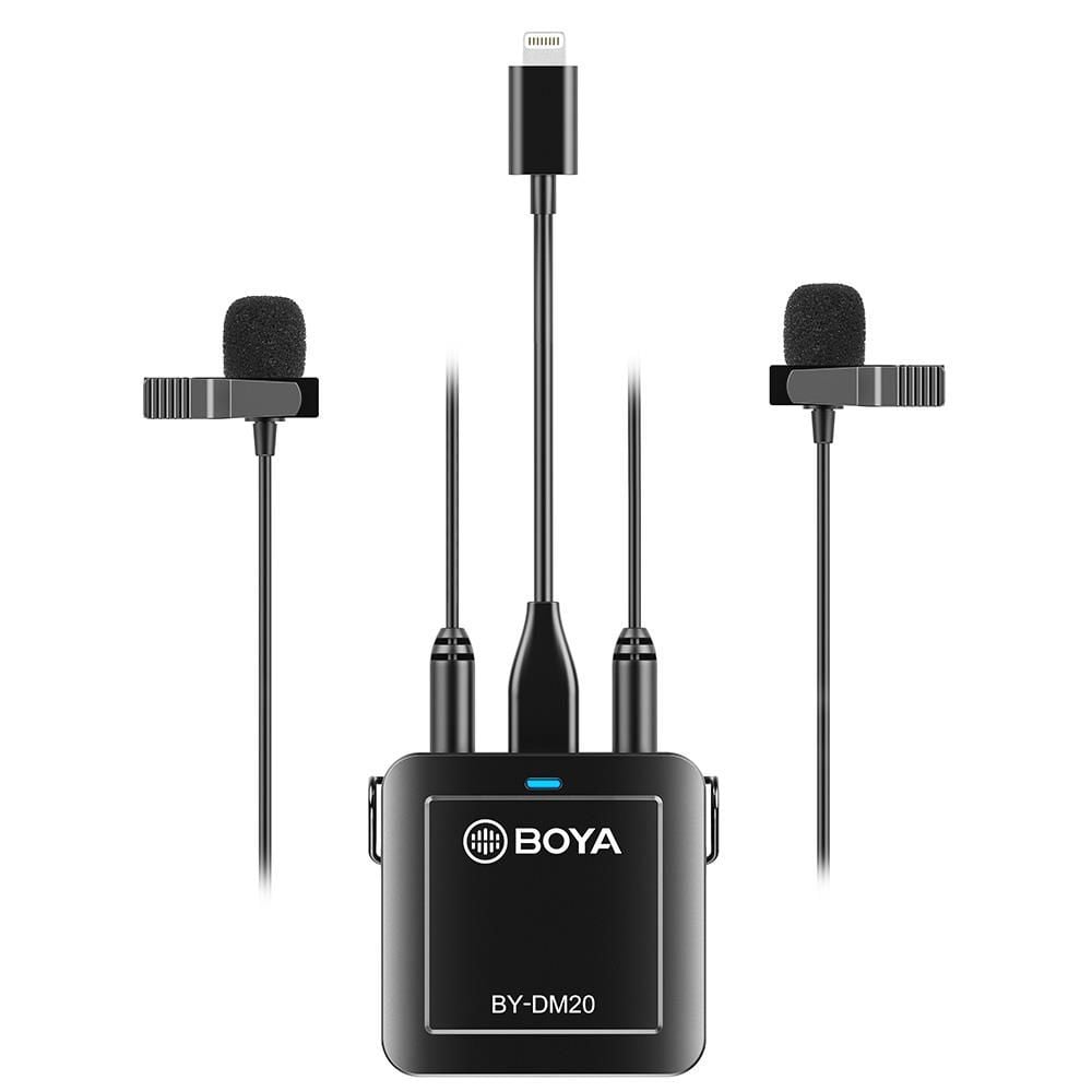 Boya BY-DM20 Pc Telefon İkili Yaka Mikrofonu Kit