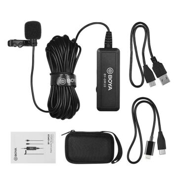 Boya BY-DM10 PC Iphone Telefon Yaka Mikrofonu