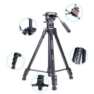 Yunteng VCT-880 Profesyonel Hidrolik Kafa Tripod