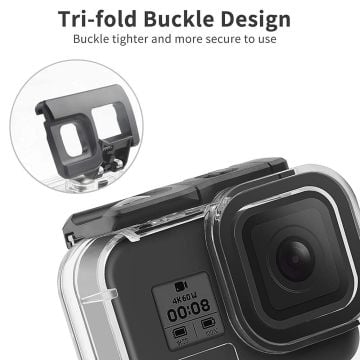 Gopro Hero 8 Black İçin Su Geçirmez Shoot Housing