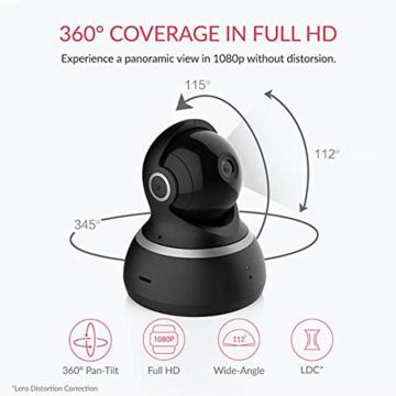 YI Dome 1080p Kamera Siyah