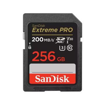 Sandisk Extreme Pro 256gb 200mb/s SDXC Hafıza Kart