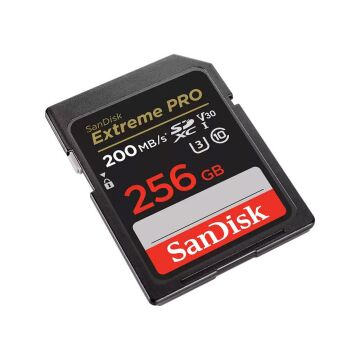 Sandisk Extreme Pro 256gb 200mb/s SDXC Hafıza Kart