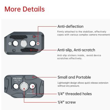 Falcam F22&F38 Zhiyun Gimbal Plate (Weebill-S/2)