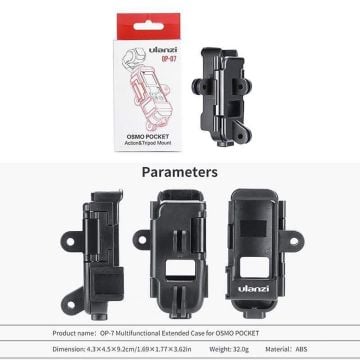 Ulanzi OP-7 Dji Osmo Pocket Vlog Çerçeve Frame