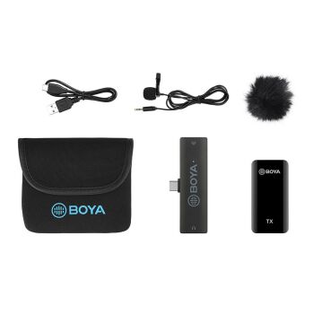 Boya BY-XM6-S5 Kablosuz Yaka Mikrofonu - Type-C