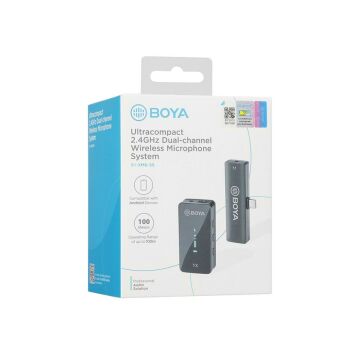 Boya BY-XM6-S5 Kablosuz Yaka Mikrofonu - Type-C
