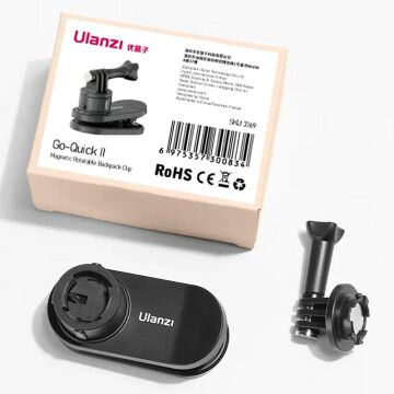 Ulanzi Go-Quick II Manyetik Sırt Çantası Askı Klipsi