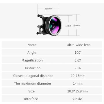 Ulanzi DR-04 Dji Mavic Air 2 Geniş Açı Lens