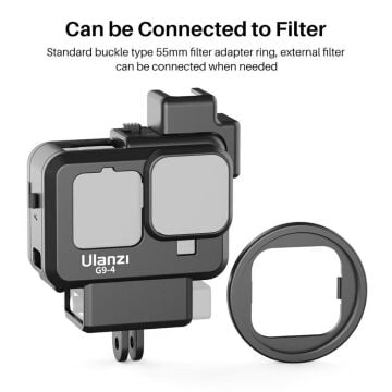 Ulanzi G9-4 Gopro Hero 9 Vlog Case Plastik Çerçeve