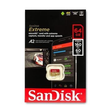Sandisk Extreme 64GB 160mb/s MicroSDXC Hafıza Kart