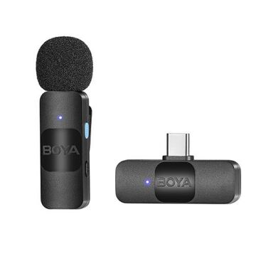Boya BY-V10 Ultra Kompakt Android Kablosuz Mikrofon (Type-C)