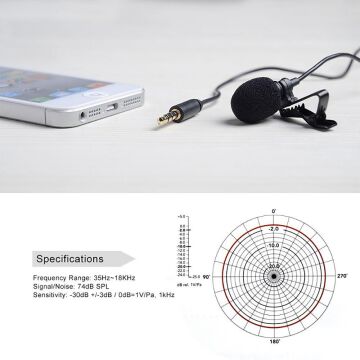 Boya BY-LM10 Telefon Yaka Mikrofonu