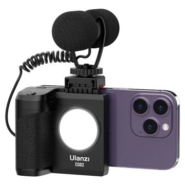 Ulanzi CG02 CapGrip Telefon Kamera Işıklı Deklanşörlü Grip