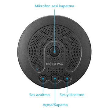 Boya BY-BMM400 Hoparlörlü USB Konferans Mikrofonu