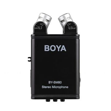 Boya BY-SM80 Profesyonel Stereo Kamera Mikrofonu