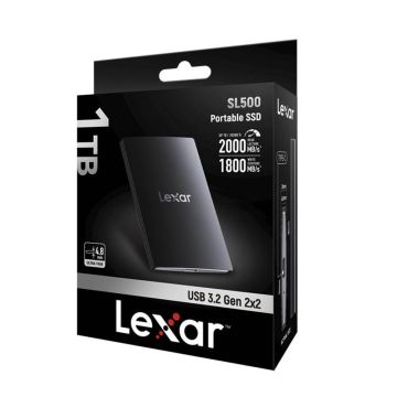 Lexar SL500 1 TB 2000 MB/s - 1800 MB/s Taşınabilir SSD Harddisk