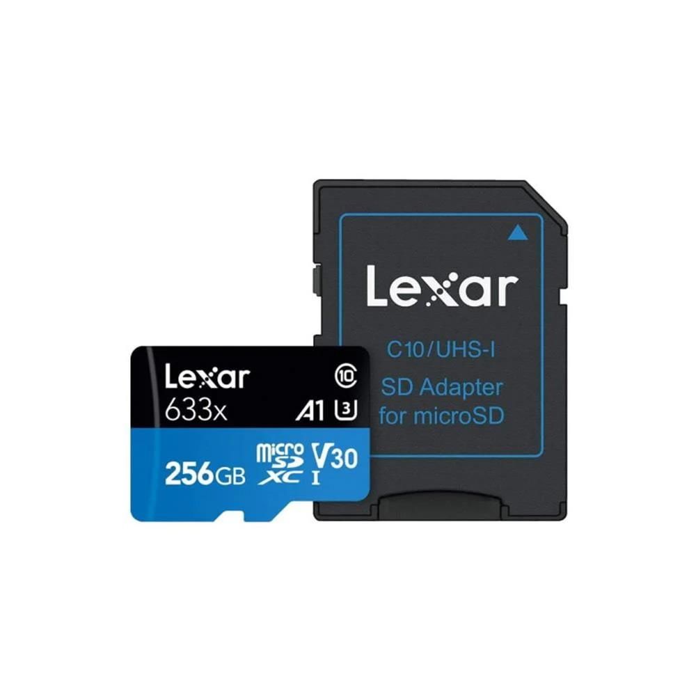 Lexar 256GB 100mb/s 633x MicroSDXC 4K Hafıza Kartı