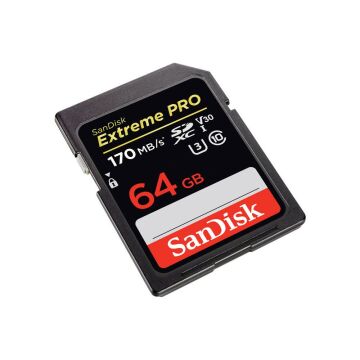 Sandisk Extreme Pro 64gb 170mb/s SDXC Hafıza Kartı