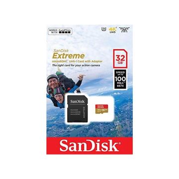Sandisk Extreme 32GB 100mb/s MicroSDHC Hafıza Kartı
