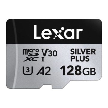 Lexar Professional 128GB 205 MB/s Silver Plus MicroSD Hafıza Kartı