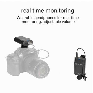 Boya BY-WM4 Pro K1 Yüksek Kalite Kompakt Kablosuz Yaka Mikrofonu