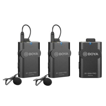 Boya BY-WM4 Pro K2 Vlogger Wireless (Kablosuz) İkili Yaka Mikrofonu