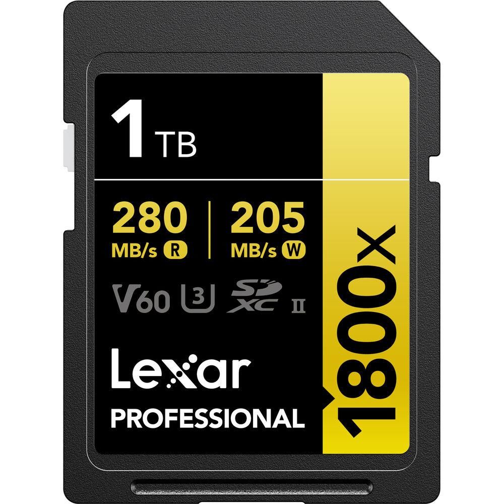 Lexar Professional 1 TB 280 MB/s Gold SD Hafıza Kartı