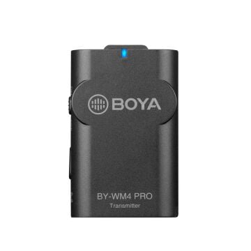 Boya BY-WM4 PRO-K6 Telefon Üzerine Takılan Küçük Alıcılı İkili (2 mikrofonlu) Kablosuz Yaka Mikrofonu