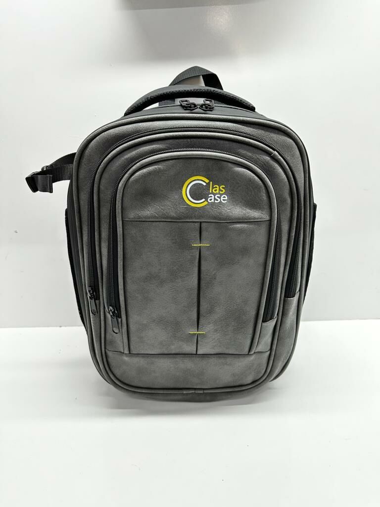 Clascase Çok Amaçlı Bölmeli Deri Sırt Çantası C031