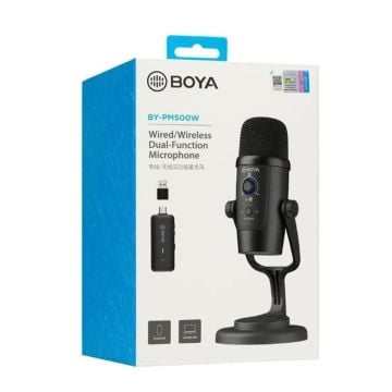 Boya BY-PM500W Kablolu - Kablosuz USB Condenser Mikrofon