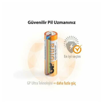 Gp Ultra Alkalin 10'lu AA Pil