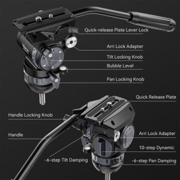 Ulanzi Video Fast Heavy Duty Fluid Head T045
