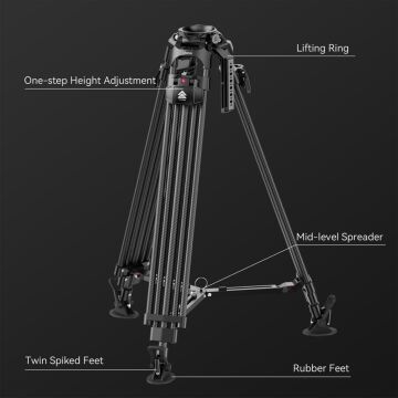Ulanzi Video Fast Carbon Fiber Tripods T047