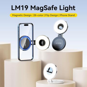 Ulanzi LM19 MagSafe LED Selfie Ring Light Beyaz L015