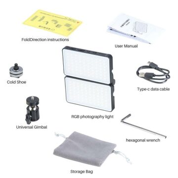 Vijim R316 RGB Led Video Efekt Işığı