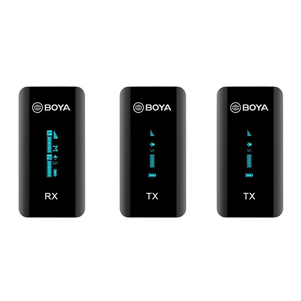 Boya BY-XM6-S2 Kablosuz İkili Yaka Mikrofonu