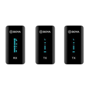 Boya BY-XM6-S2 Kablosuz İkili Yaka Mikrofonu