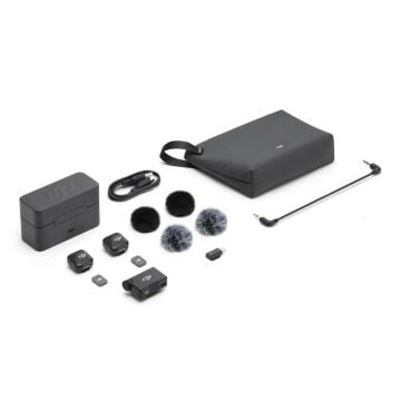 DJI Mic Mini 2 Kişilik Kablosuz Yaka Mikrofonu (2TX+1RX+CC)