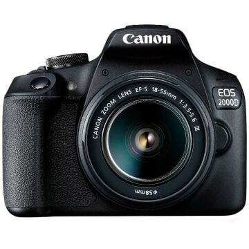 Canon EOS 2000D 18-55mm DC III DSLR Fotoğraf Makinesi