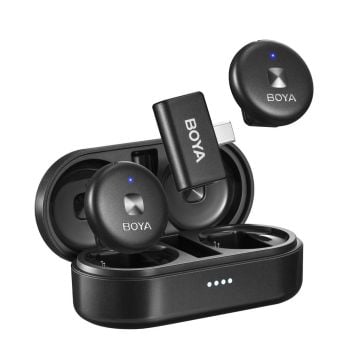 BOYA Omic-U Wireless İkili Yaka Mikrofonu Type-C (Siyah)