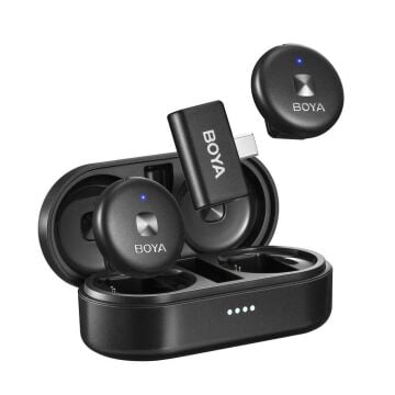 BOYA Omic-U Wireless İkili Yaka Mikrofonu Type-C (Siyah)