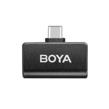 BOYA Omic-U Wireless İkili Yaka Mikrofonu Type-C (Siyah)